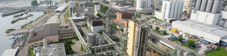 Luftaufnahme Standort Rheinfelden-Nord

Aerial view of the Rheinfelden North site,