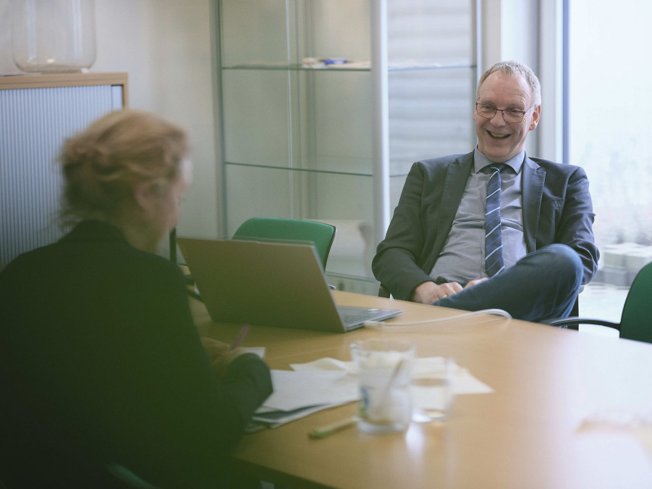Dirk Diederich im Gespräch mit ELEMENTS-Redakteurin Nadine Albach