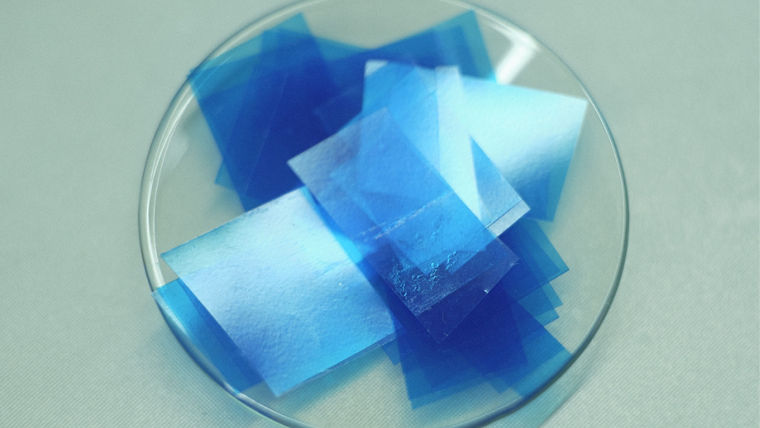 Blue test strips