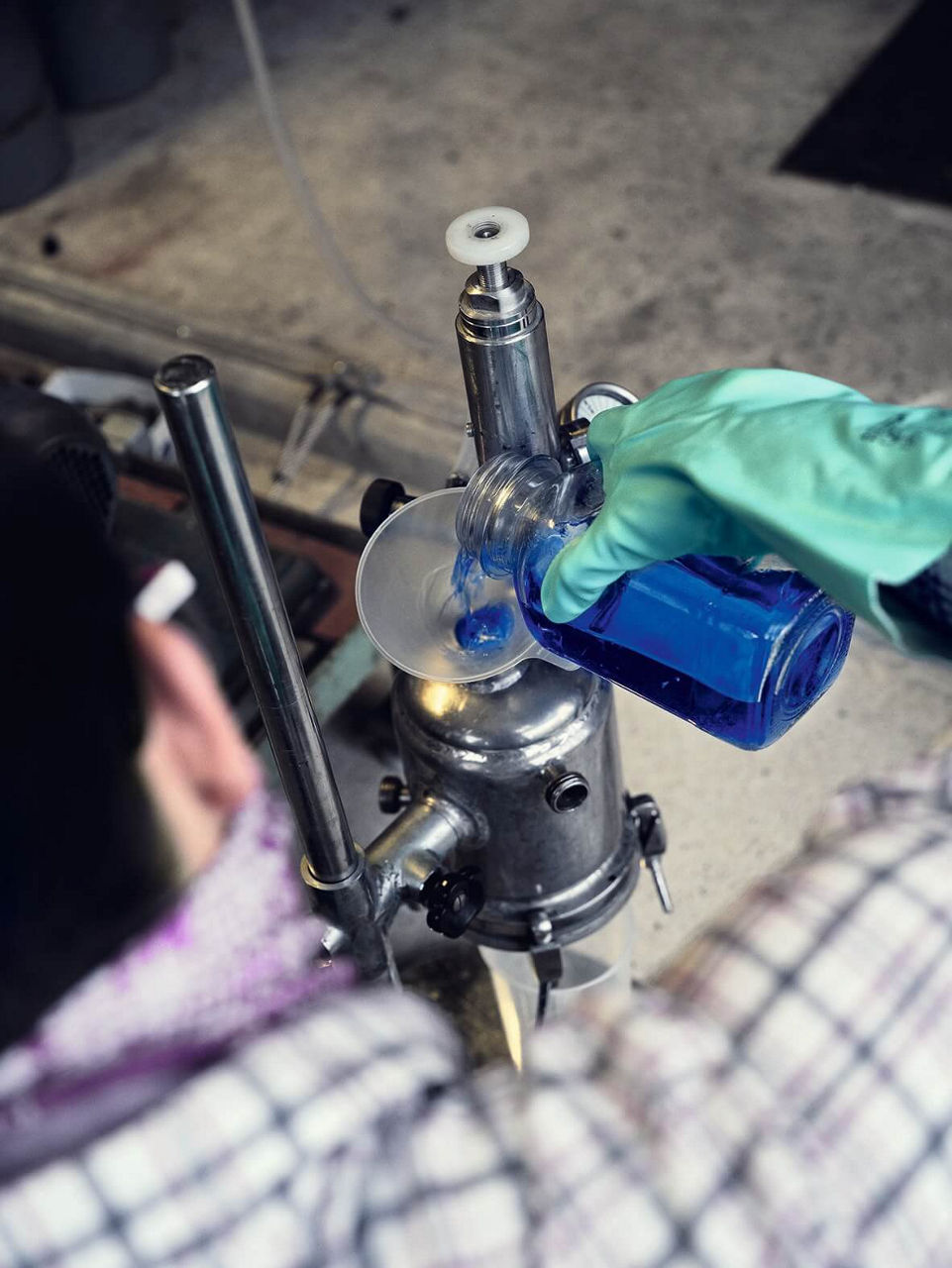 Befüllen eines Autoklav