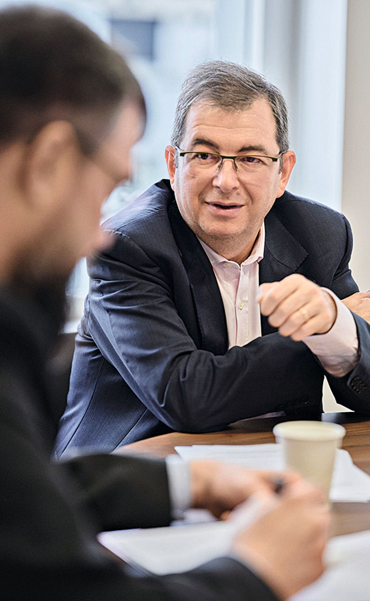Guillaume Climeau im Gespräch mit Bernd Kaltwaßer