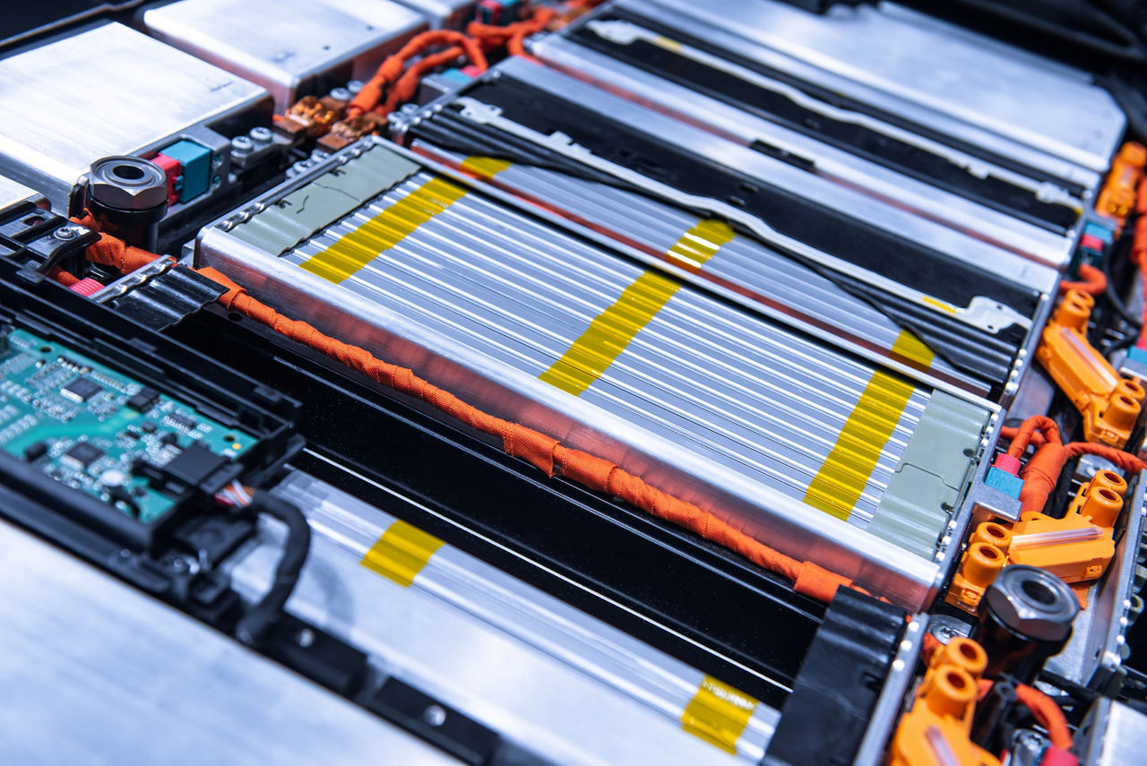 Lithium battery of an electric car
Lithium-Akku eines Elektroautos