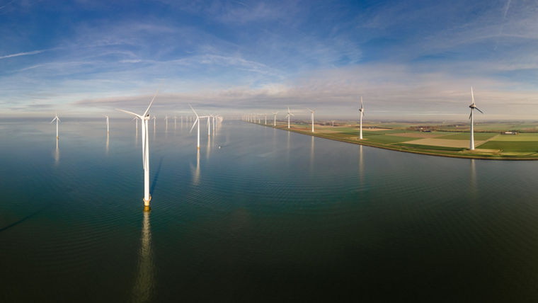 offshore windmill park 