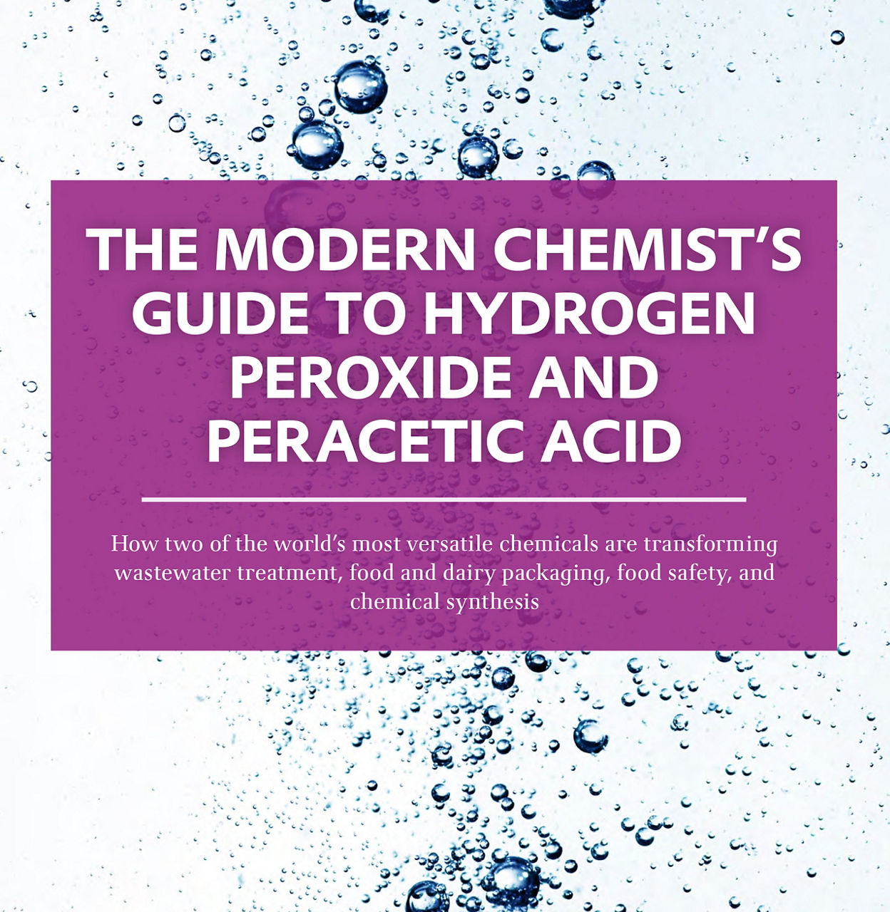 The modern chemist's guide