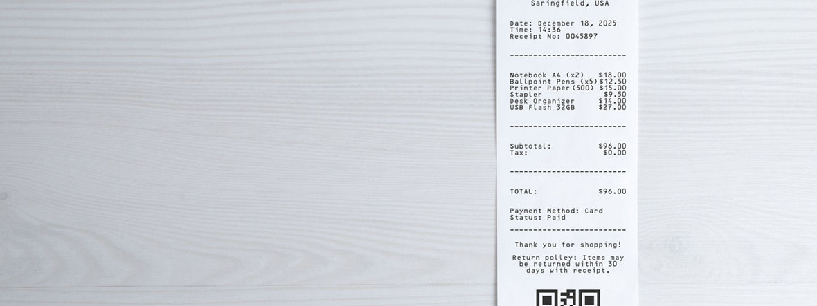 a receipt