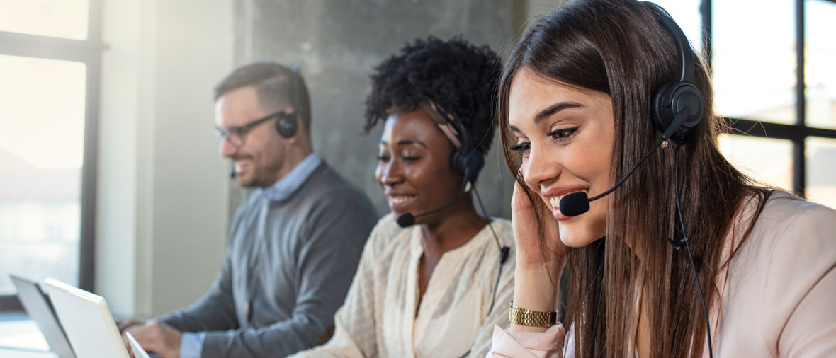 Woman finger touch on tablet computer at home