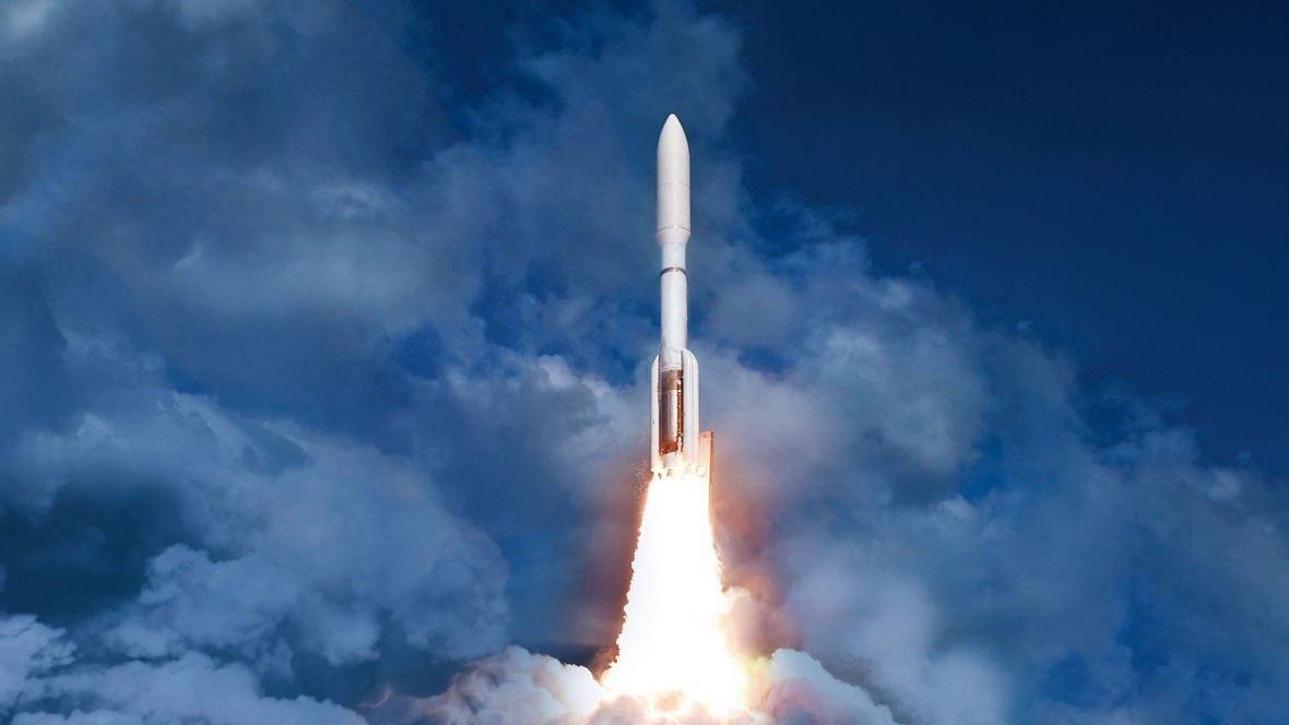 Wasserstoffperoxid (H₂O₂) dient als emissionsarmer, „grüner“ Treibstoff für Raketenantriebe.