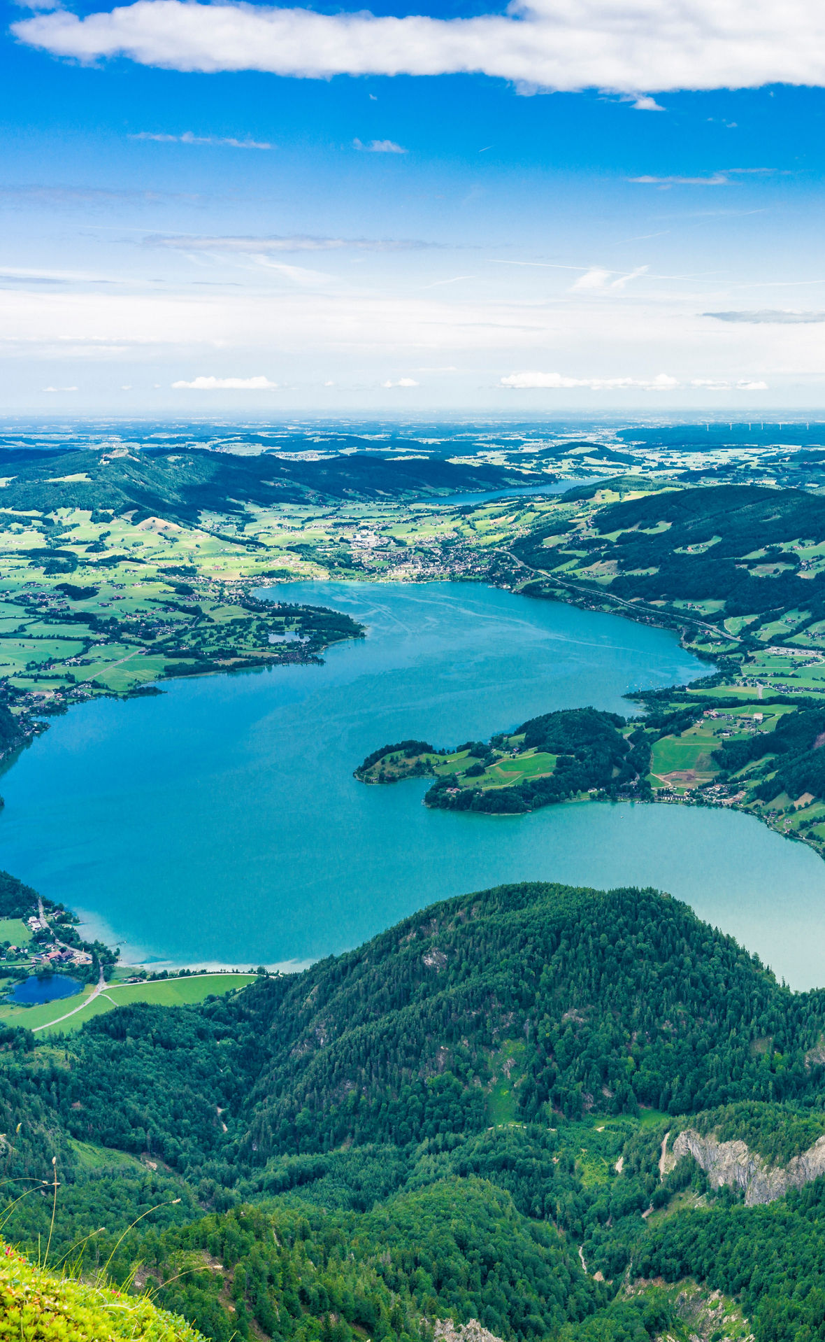 Schafberg am Wolfgangsee in Österreich