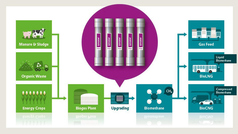 Diagram of the seperation process