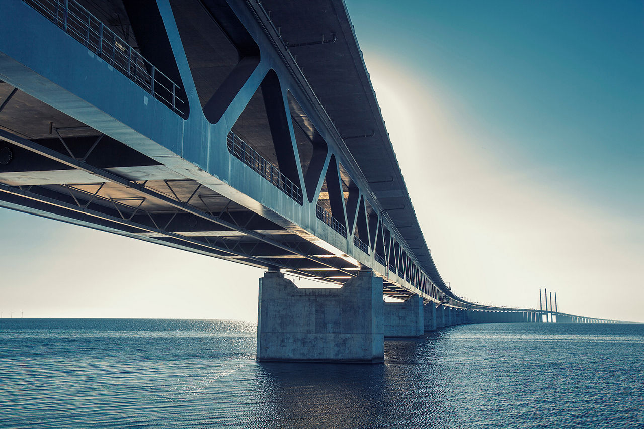 Vasco da Gama Brücke, Lissabon, Portugal