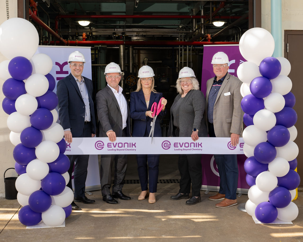 Ribbon cutting for the expansion of colloidal silica production in Weston, Michigan