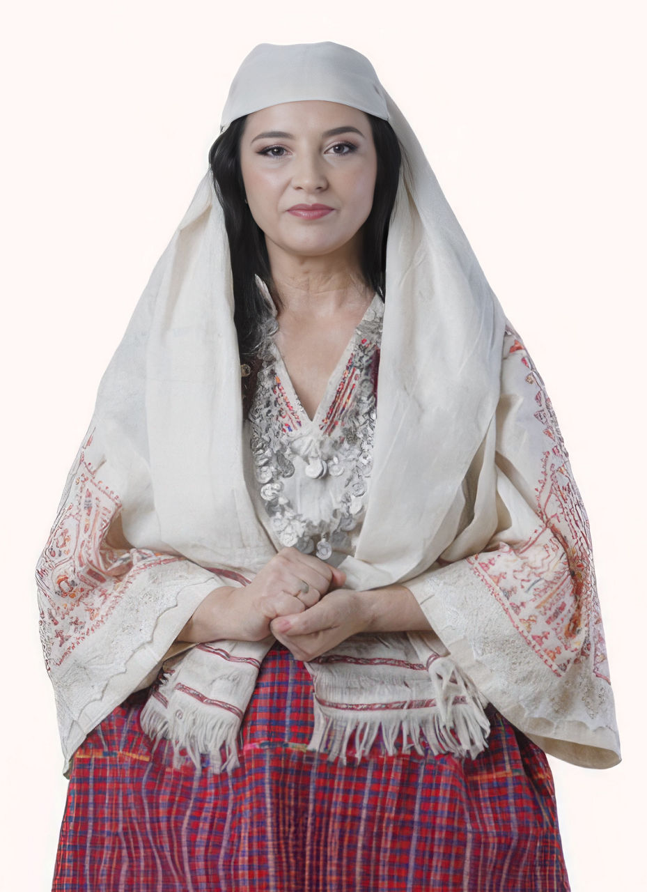AI-generiertes Bild einer Frau in albanischer Tracht