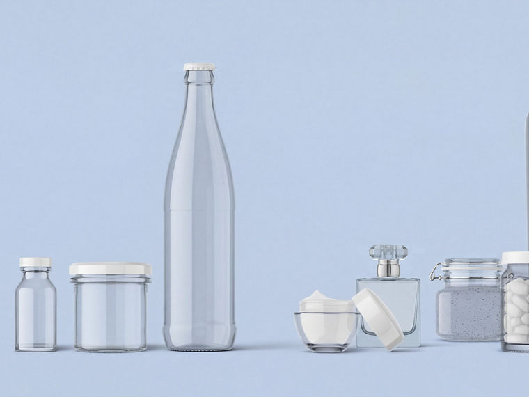 Graphic with bottles