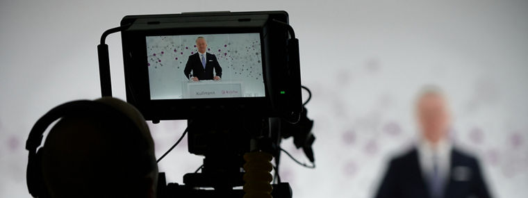 Evonik, Bilanzpressekonferenz 2023 in Essen
