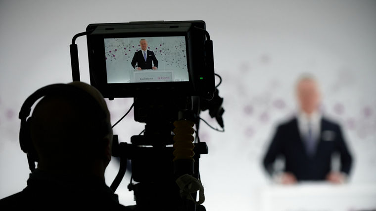 Evonik, Bilanzpressekonferenz 2023 in Essen