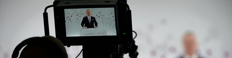 Evonik, Bilanzpressekonferenz 2023 in Essen