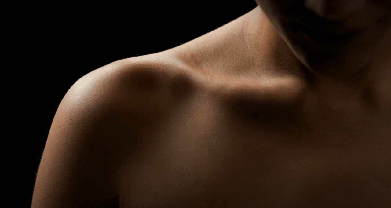Collarbone and shoulder 