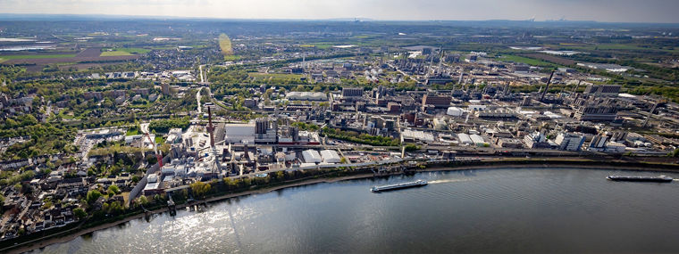 Luftbild Standort Wesseling April 2025, Areal view of the Wesseling site in April 2025