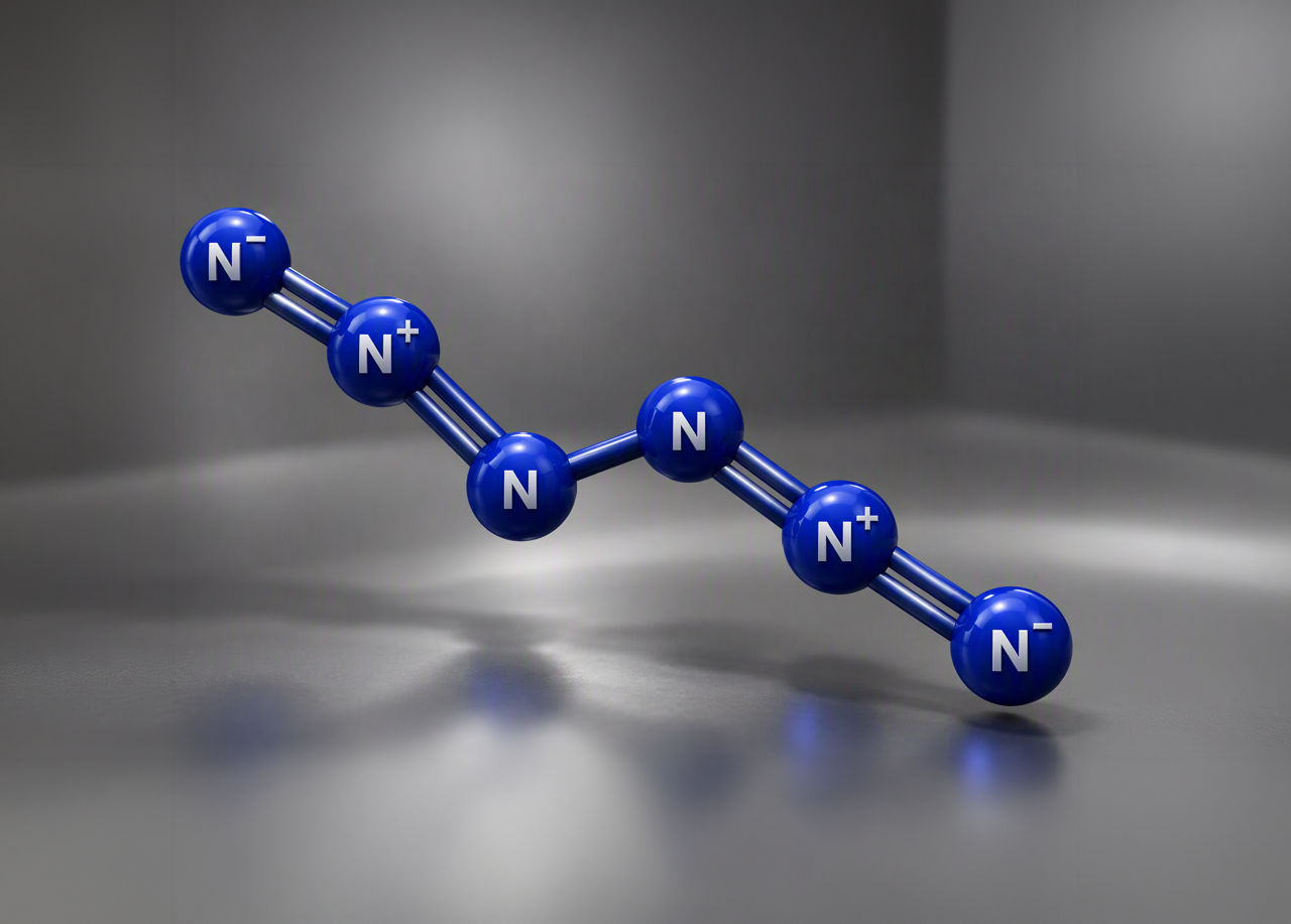 3D Model of the Hexanitrogen Molecule