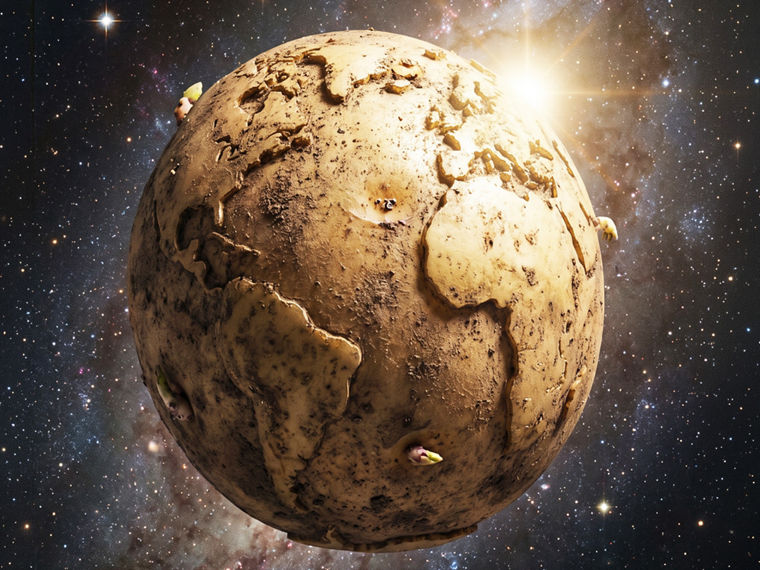 The world, reimagined as a potato