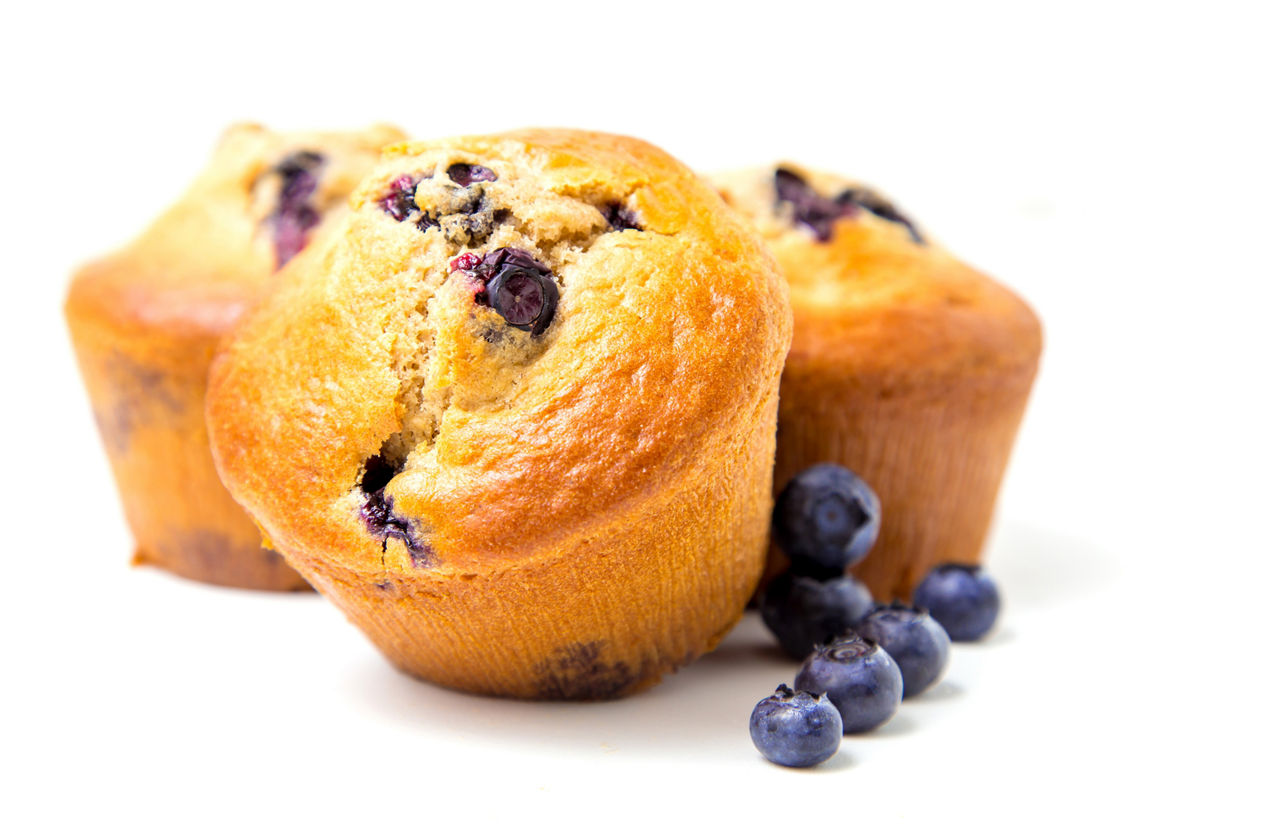 Blueberry muffins
Blaubeermuffins