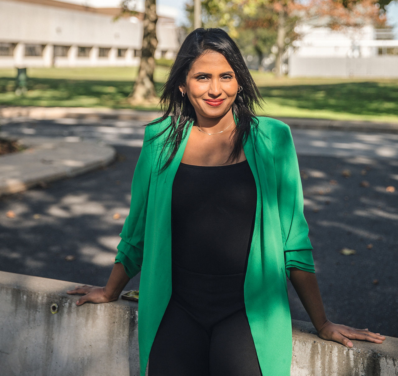 Evonik-Forscherin Purnima Ruberu hat mit einem Kieselsol auf Basis des sogenannten Stöber-Prinzips ein komplett neues Geschäft für den Konzern erschlossen.