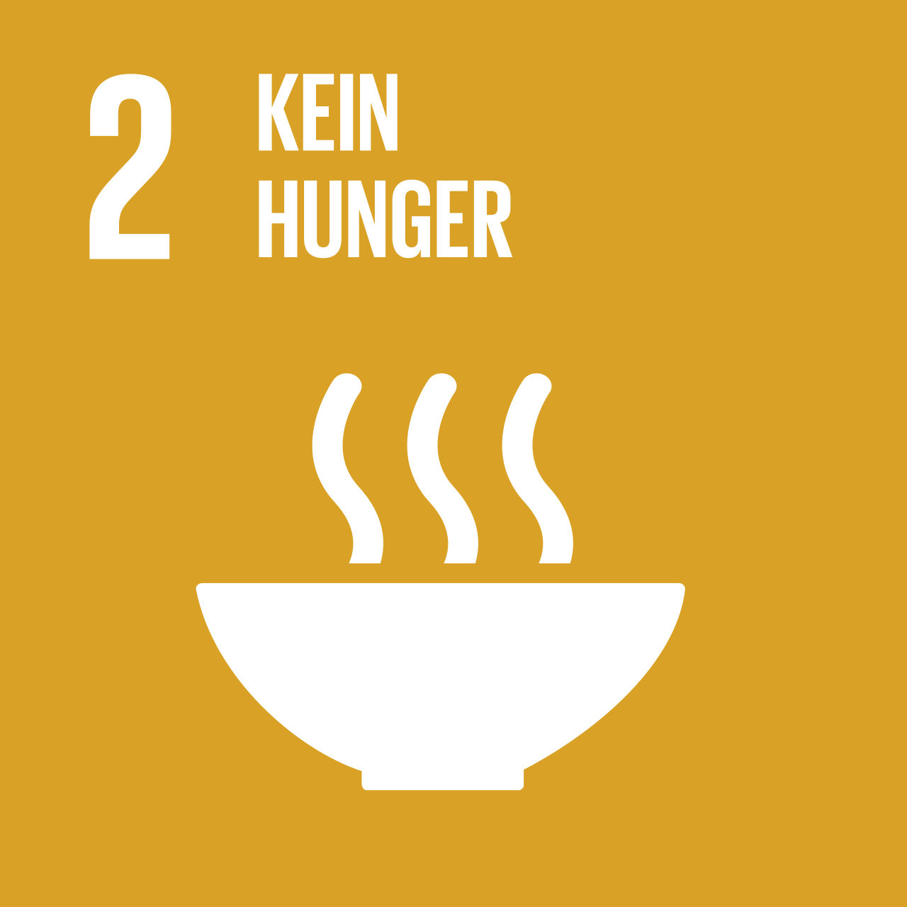 Logo: SDG2 - kein Hunger