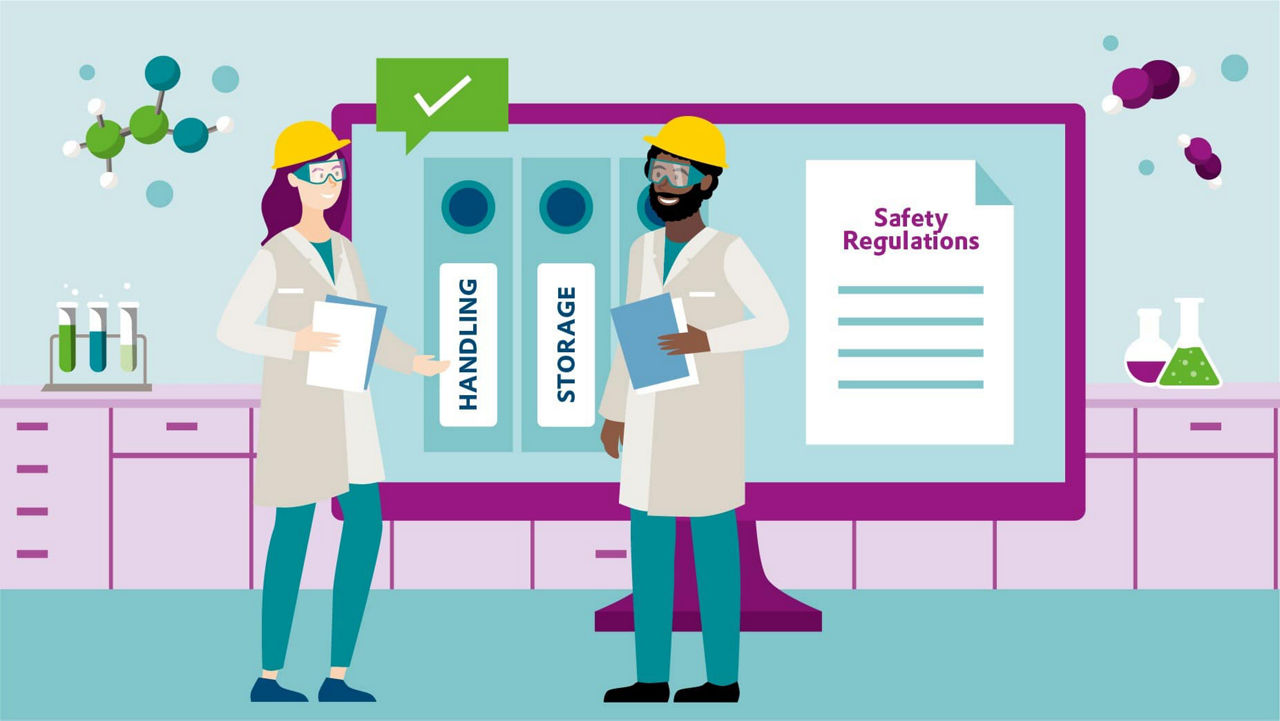 Safety regulations for handling and storage of peroxides