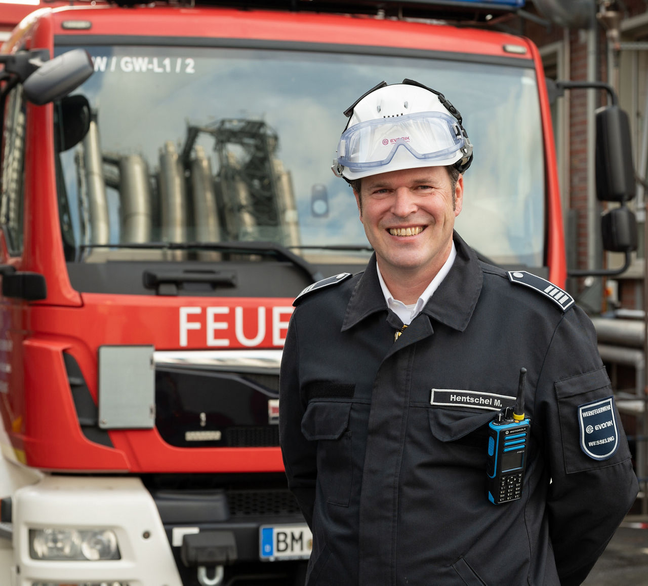 Wesseling, Werkfeuerwehr, Übung, Folio 04/2024, Seiten 44 bis 46, Michael Hentschel Leiter der Feuerwehr,
-