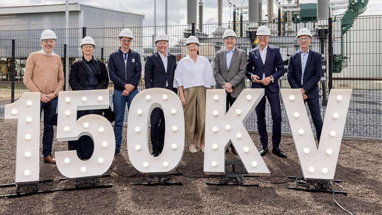 reportage opening station 150kV Evonik