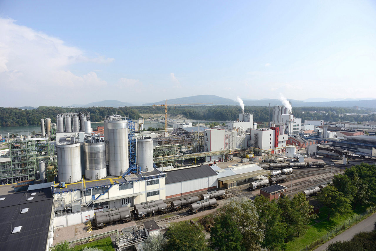 Luftaufnahme Standort Rheinfelden - nördlicher Teil

Aerial view of the Rheinfelden site, - norther part