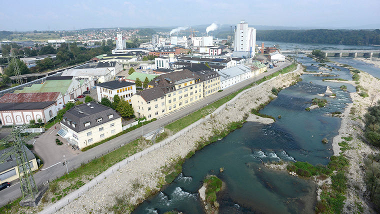Luftaufnahme Standort Rheinfelden - nördlicher Teil

Aerial view of the Rheinfelden site - northern part