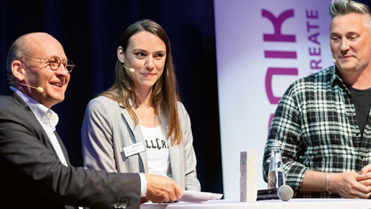 2018 berichtet Sarah Hintermayer beim Ideation Jam von ihren Erfahrungen im ersten Jahr als Intrapreneurin.