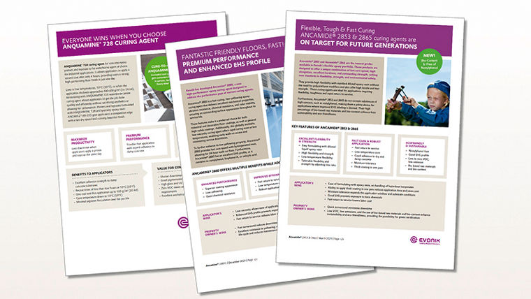 Evonik Crosslinkers Factsheets Portfolio