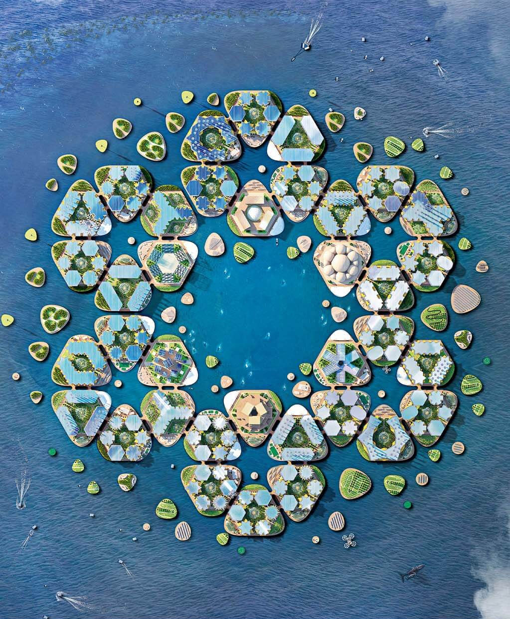 Im dicht besiedelten Südkorea sind Grundstücke knapp. Vor der Hafenmetropole Busan soll jetzt eine schwimmende Stadt für 12.000 Einwohner entstehen.