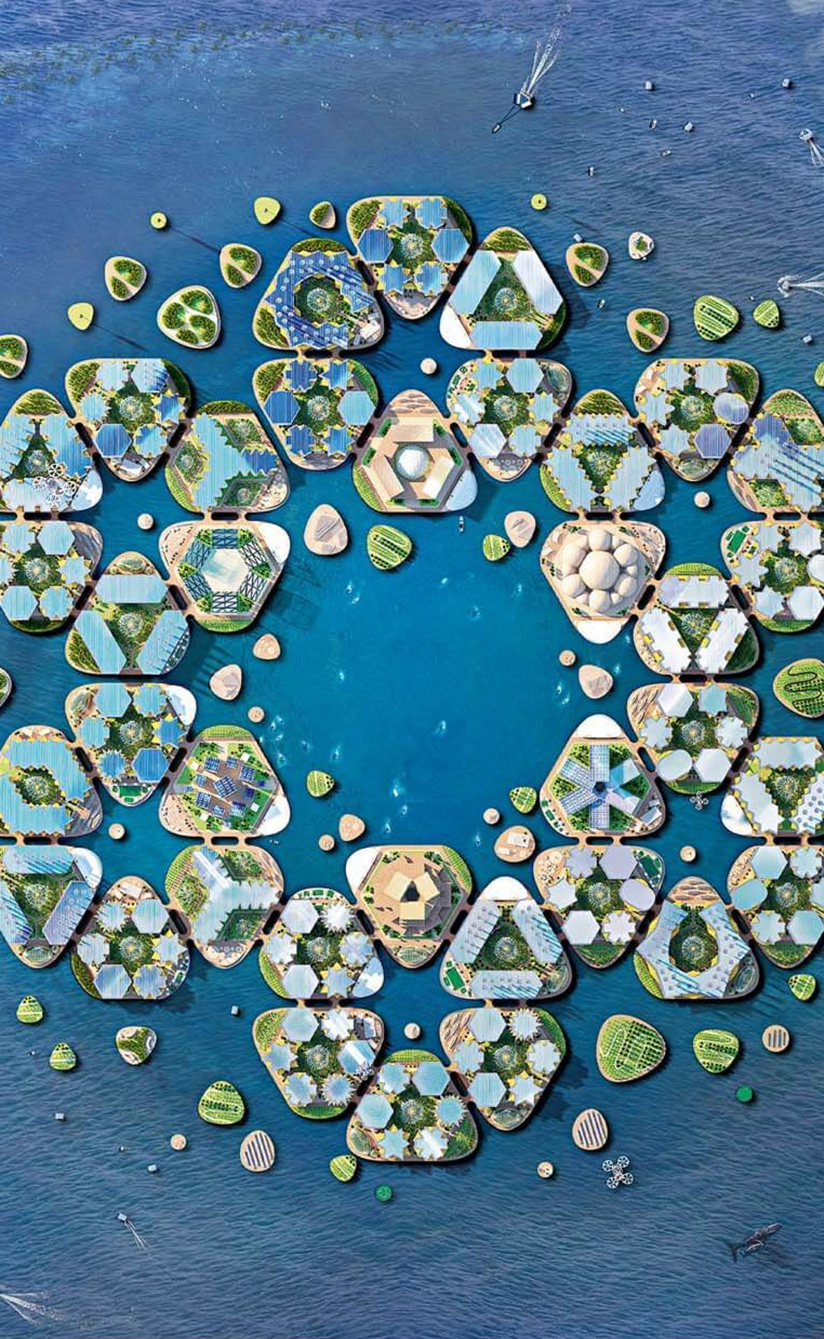 Im dicht besiedelten Südkorea sind Grundstücke knapp. Vor der Hafenmetropole Busan soll jetzt eine schwimmende Stadt für 12.000 Einwohner entstehen.