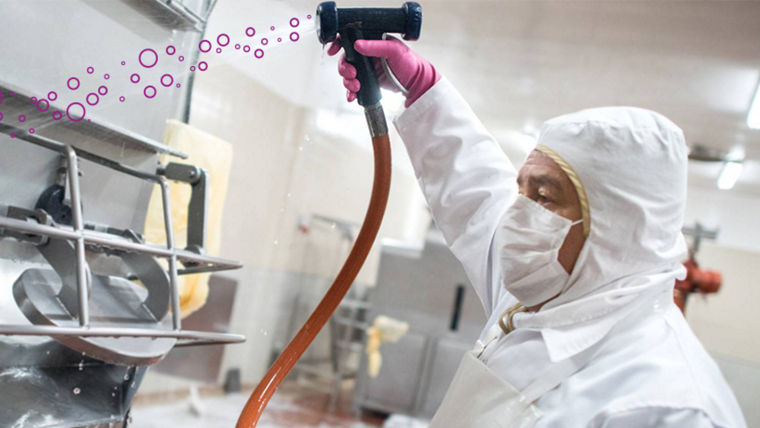 Hydrogen peroxide and peracetic acid for disinfection of institutional and industrial environments