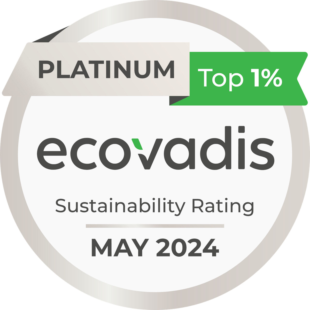 EcoVadis Platinum Medal 2024