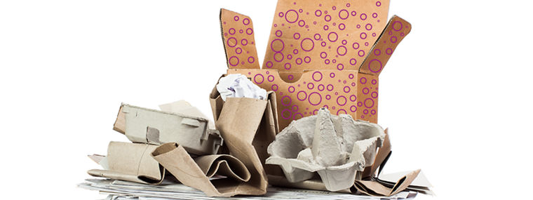 Higher paper quality through the use of hydrogen peroxide in paper recycling