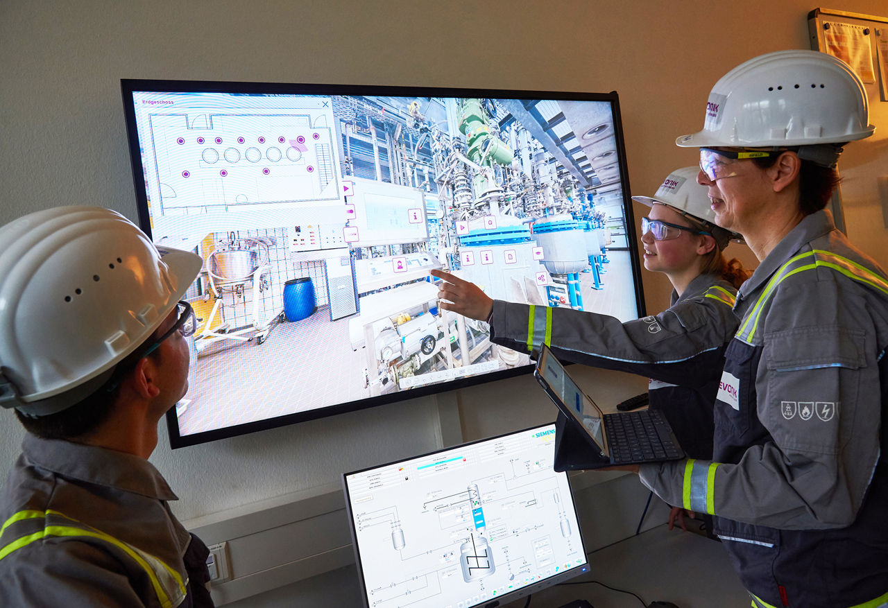 Digitalisierung in der Ausbildung zum Chemikanten.

Digitalization in chemical technician training.