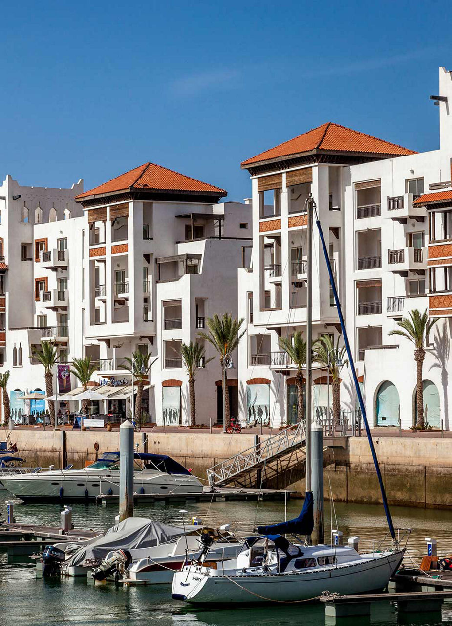 White houses in Agadir