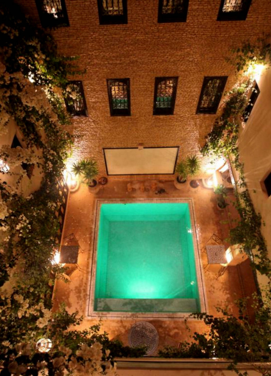 Bird’s-Eye View of Pool Area