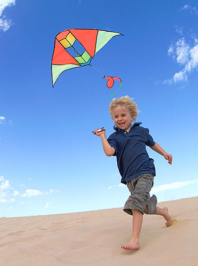 Kid with a Kite