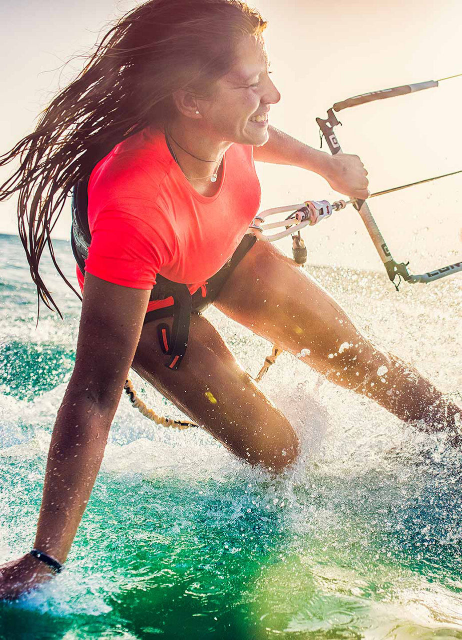 Woman Surfing