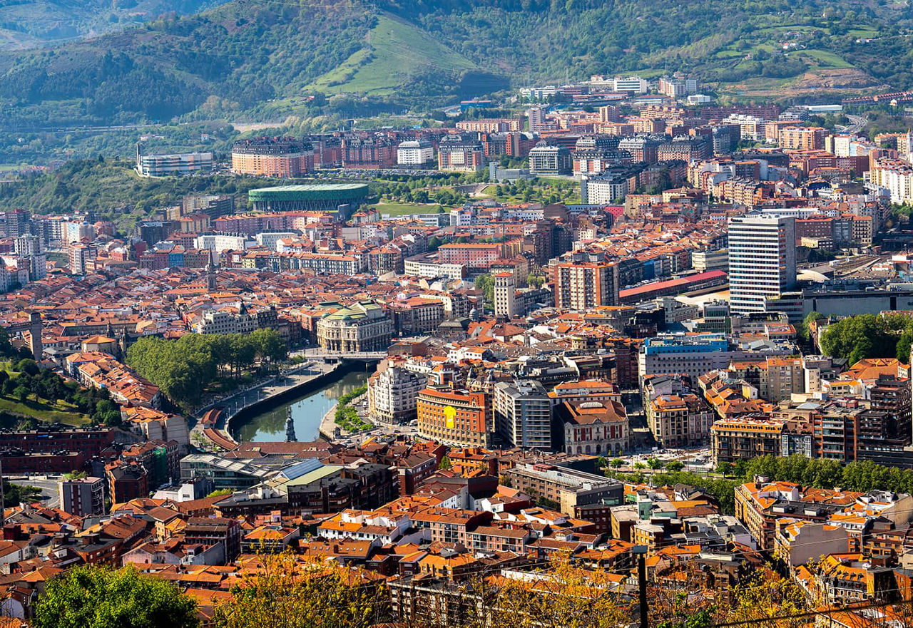 View over Bilbao