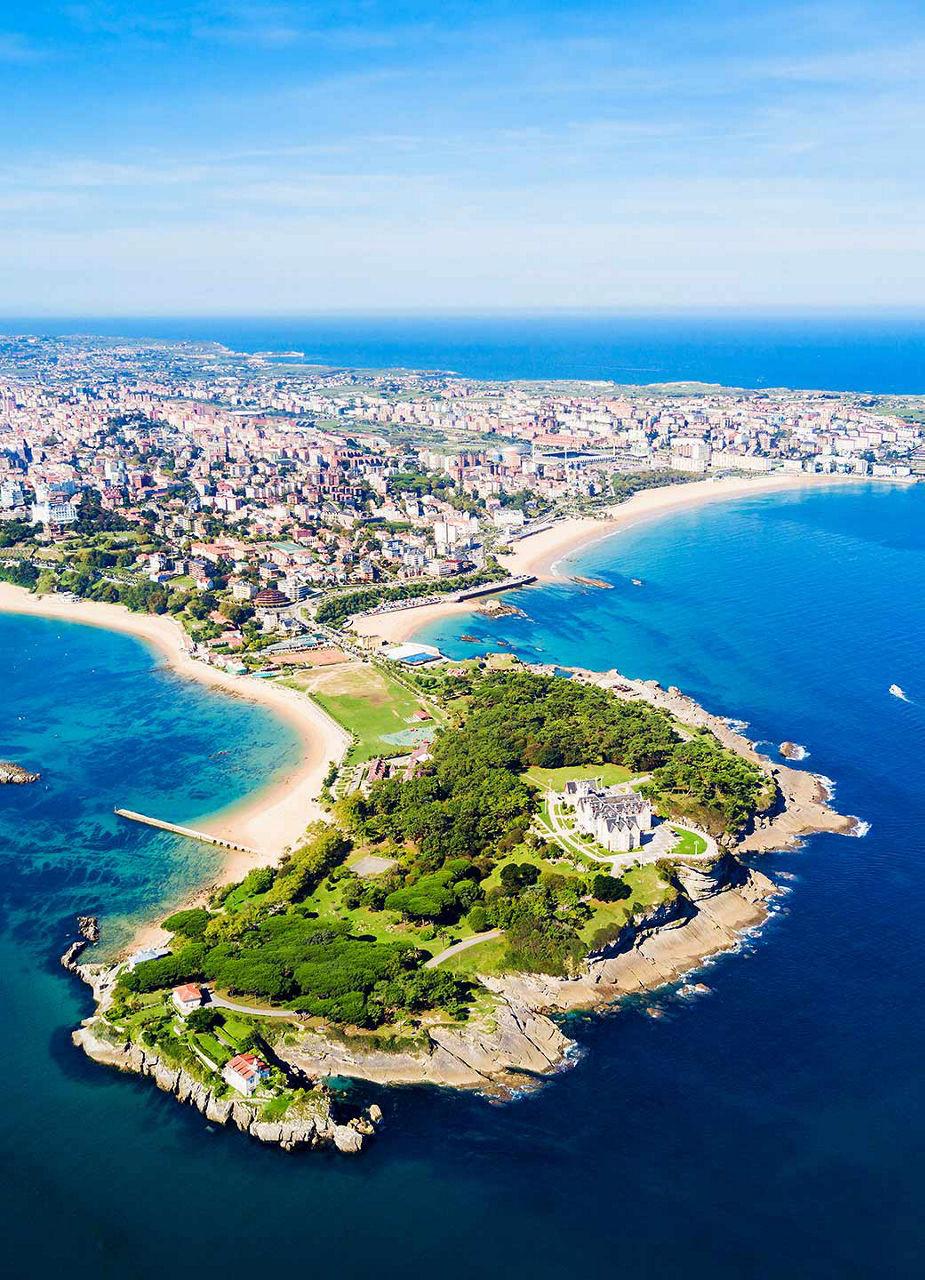 Aerial View of Santander