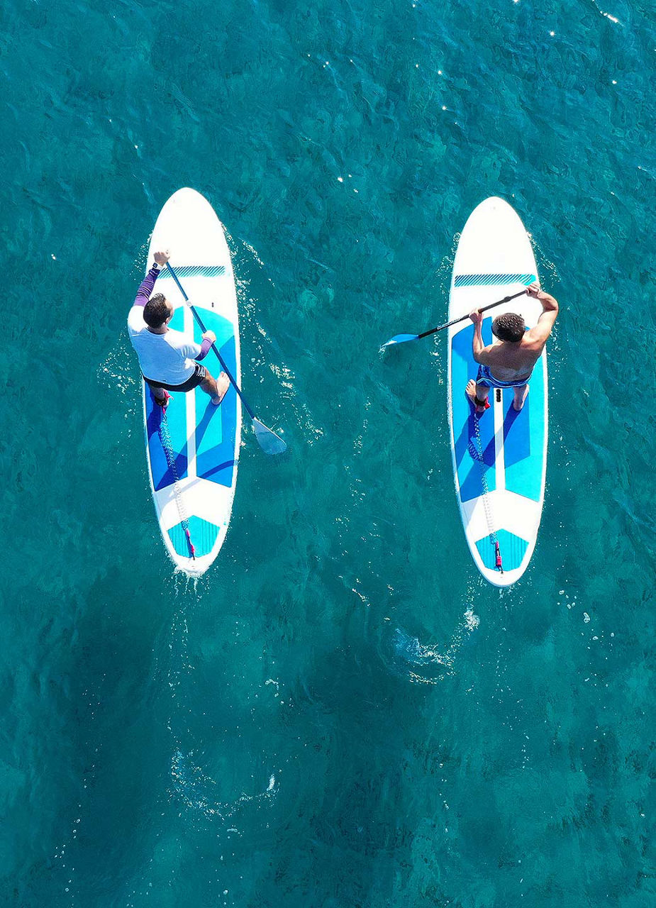 Two people on the SUP