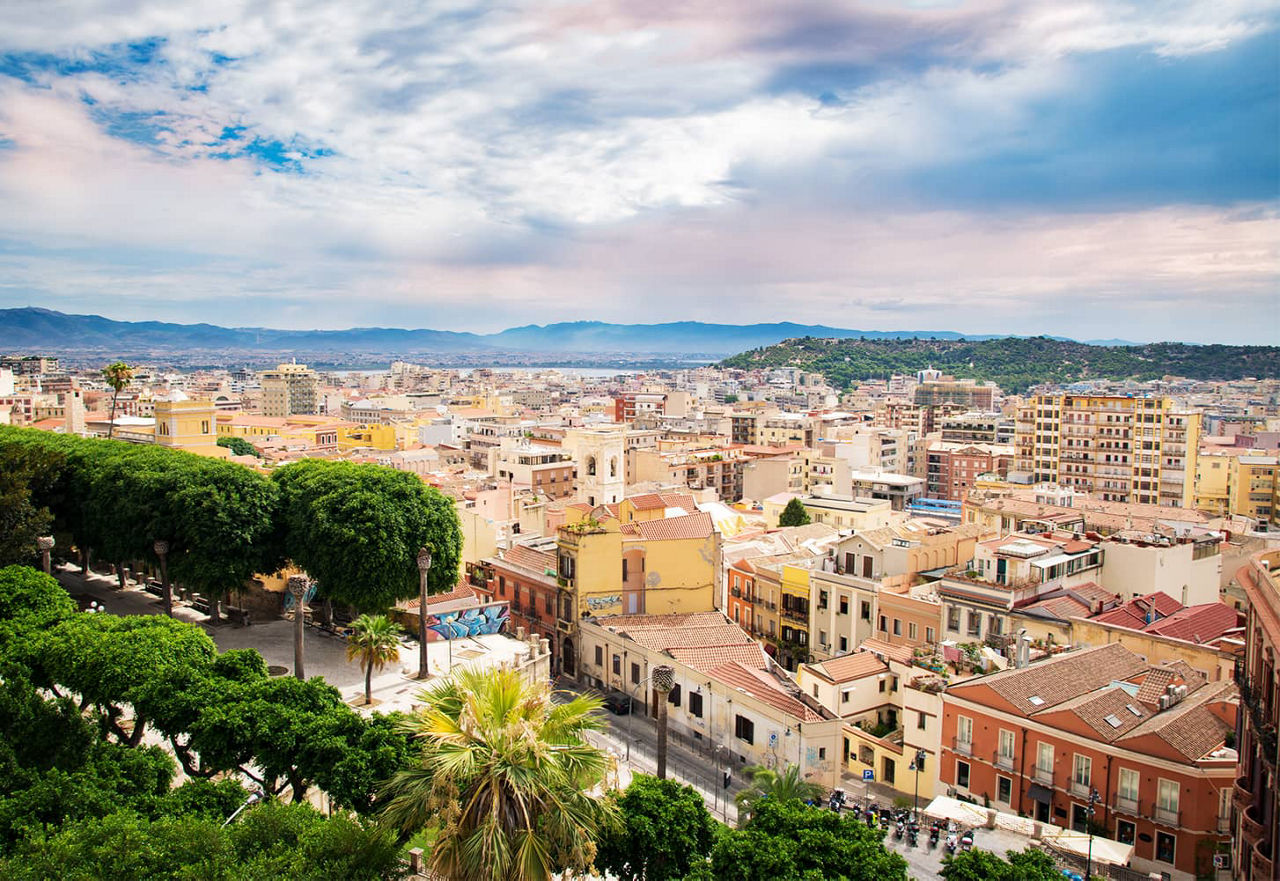 View of Cagliari