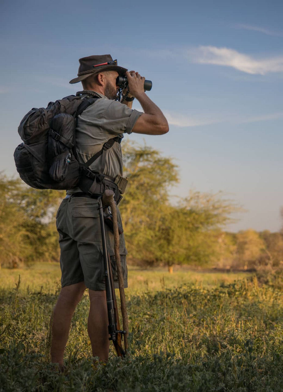 Game ranger in Africa