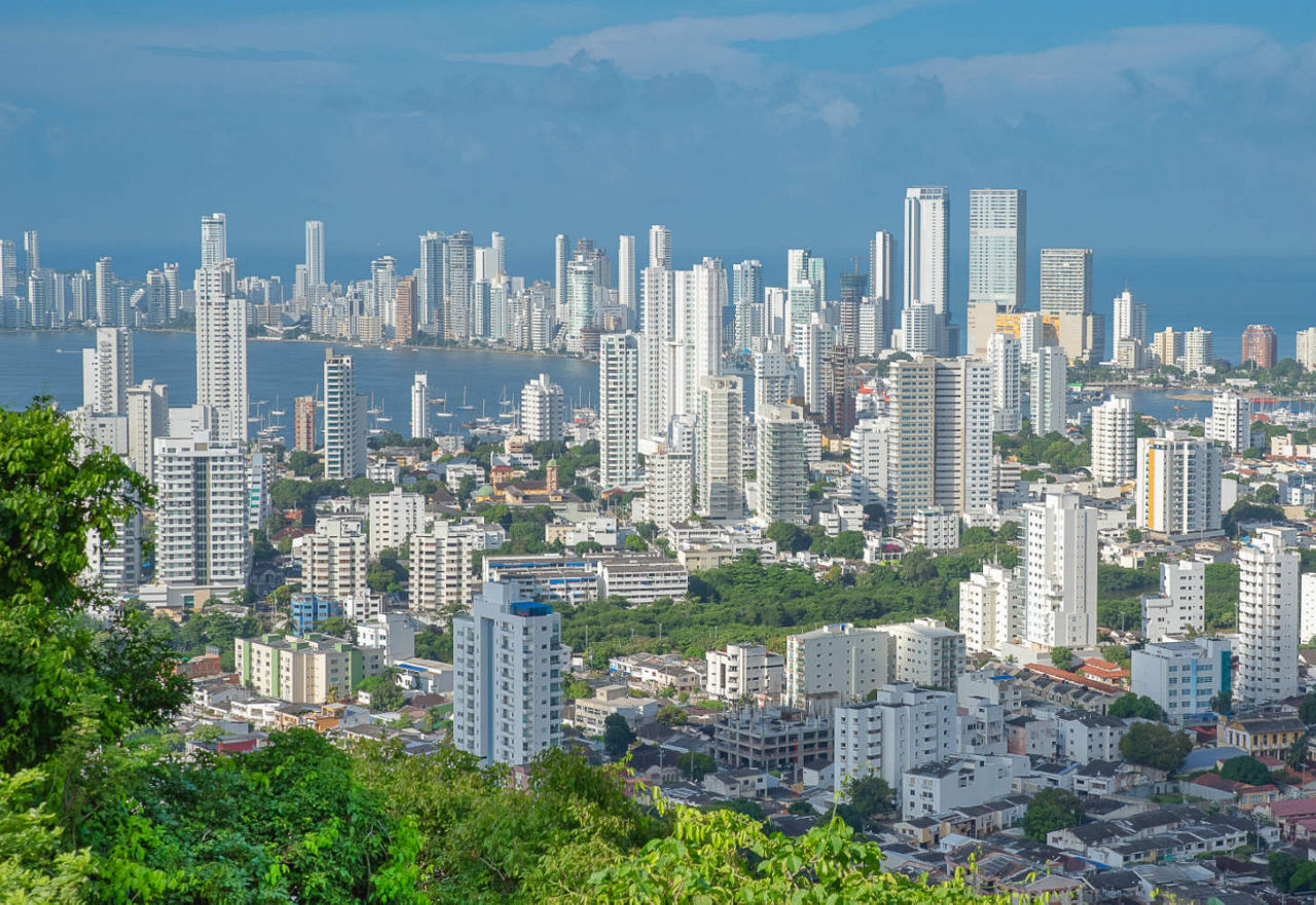 Cartagena city view